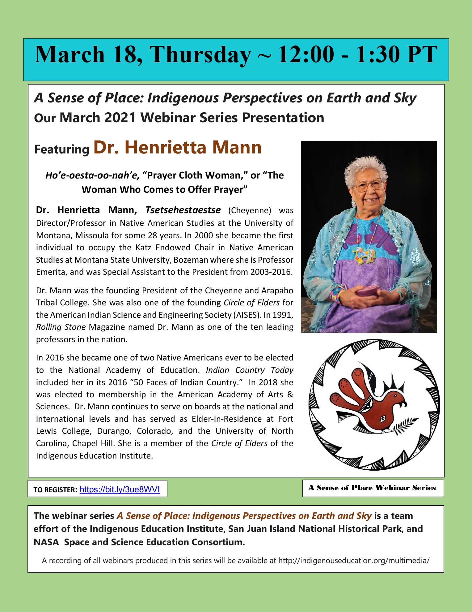 A Sense of Place: Indigenous Perspectives on Earth and Sky Webinar Series Presentation