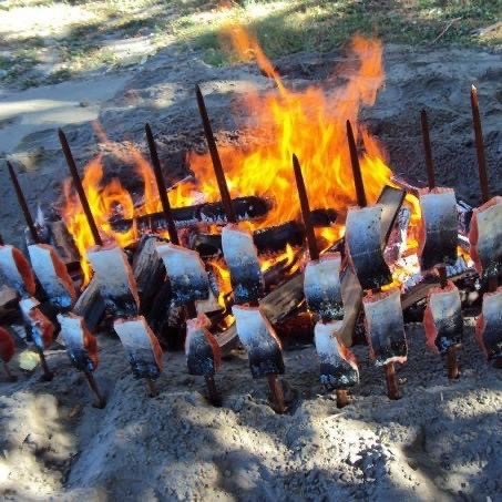 Photo of fire cooking traditional foods 